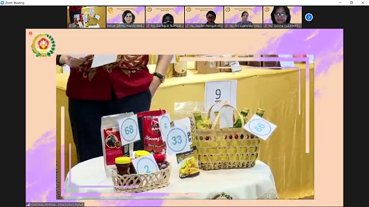 Ketua Umum Dharma Pertiwi Buka Penjurian Lomba Masak UMKM Kuliner